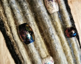 Rainbow dreadlock bead