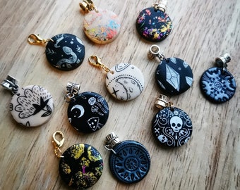 disc dreadlock charms