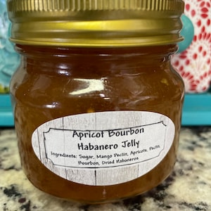 Apricot Bourbon Habanero Jelly