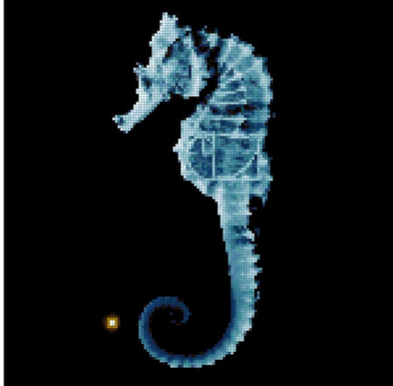 The Seahorse Cross Stitch Pattern PDF