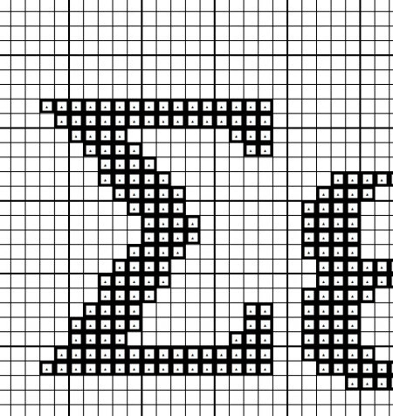 Trojan War Font Package Cross Stitch Pattern PDF