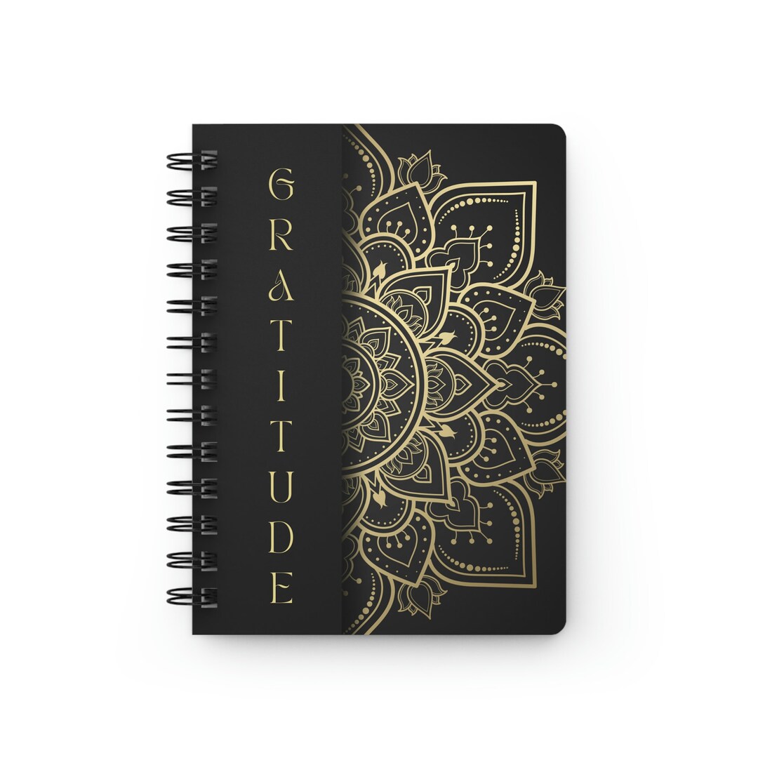 Spiral Bound Gratitude Journal Etsy