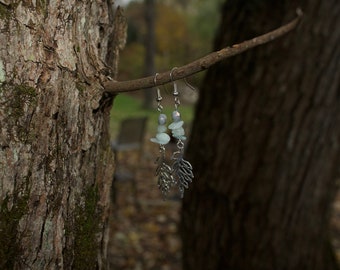 Colgante de plata de abedul