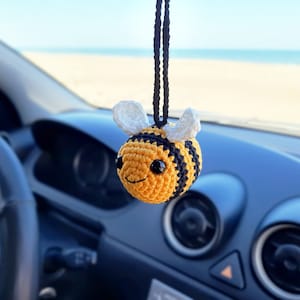 BUMBLEBEE Car Accessories For Driver, Car Decor, Car Charm, Rear View Mirror, Car Hanging  Ornament, Spring Decor, Easter Gift.