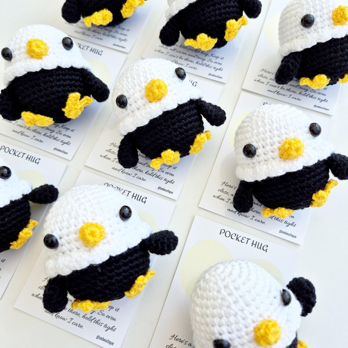 Crochet Pocket Hug Eagle: Handmade Comfort Token Gift Mother's Day Gift ...