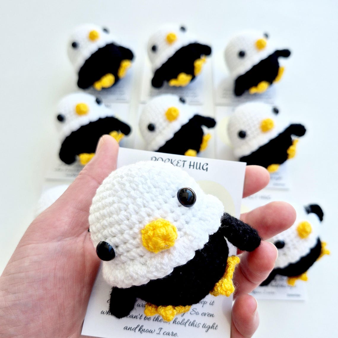 Crochet Pocket Hug Eagle: Handmade Comfort Token Gift Mother's Day Gift ...