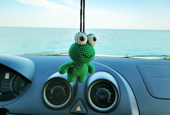 Cute Frog, Car Hanging Ornament, Car Decor, Rear View Mirror, New Car Gift,  Bag Accessories, Key Chain, Keyring, Valentine's Day Gift. -  Canada