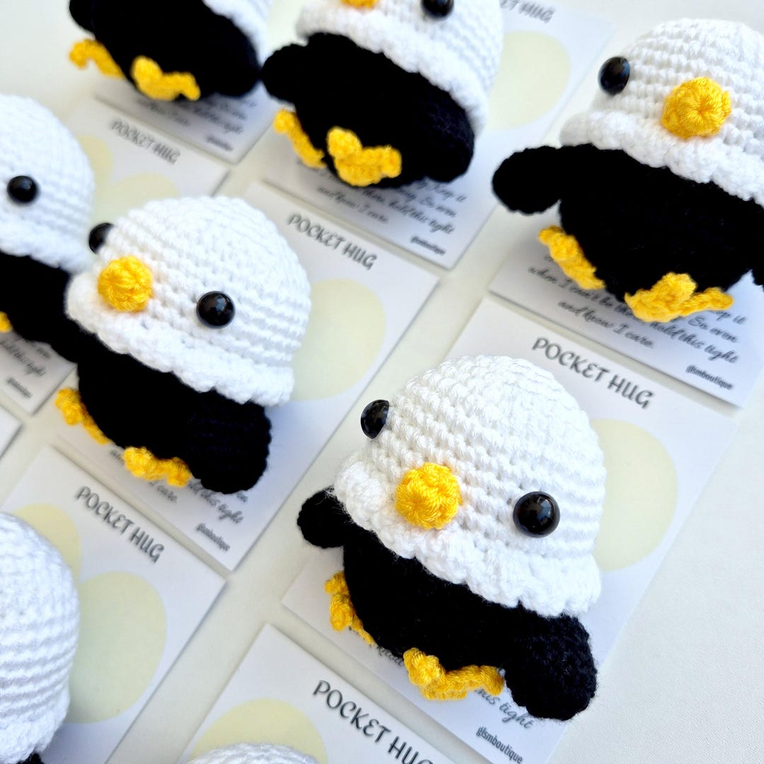 Crochet Pocket Hug Eagle: Handmade Comfort Token Gift Mother's Day Gift ...