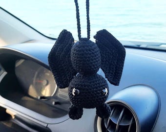Support De Lunettes De Soleil Chauve-souris Pour Grille D'aération Voiture - Double Clip, Fibre De Carbone - Cadeau Homme Fan Batman - 7