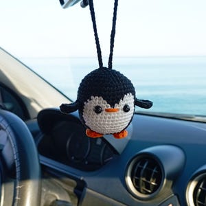 Crochet Mushrooms And Strawberry, Car Rear View Mirror hanging Charm, Accessory, Car Ornament, New  Car Driver Gift, Birthday&#39;s Day Gift.