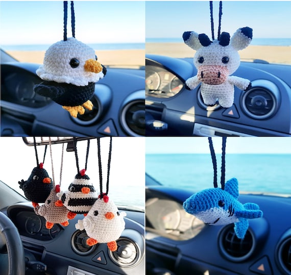 Buy Cute Car Hanging Accessories Rear View Mirror Charm Gift for