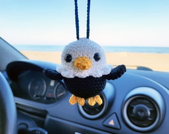 Baby Eagle, Car Rear View Miror Accessories, Car Decor, Key Chain, Bag Ornament, Best Friend Gifts,  Independence Day Gift.
