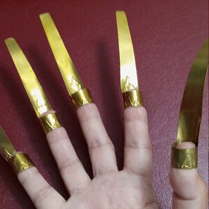 Philippine Janggay long nails used in performing Pangalay | Etsy