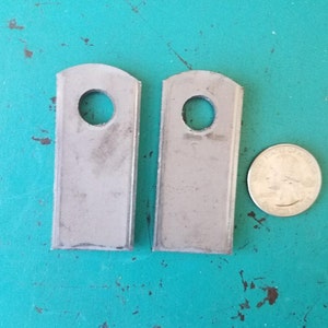 Steel Metal Clip Fence Panel Attachement Ornamental Iron Lag Clip (Price Includes 2 Clips)