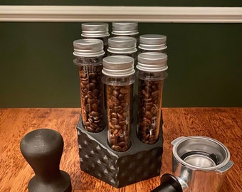 Coffee Bean Dosing Tube Storage | Espresso Bean Single Dosing Vial Storage