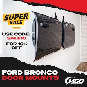 Wall Mount for Ford Bronco Doors 2021 to Present image 1