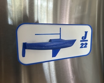 J22 Sailboat Magnet