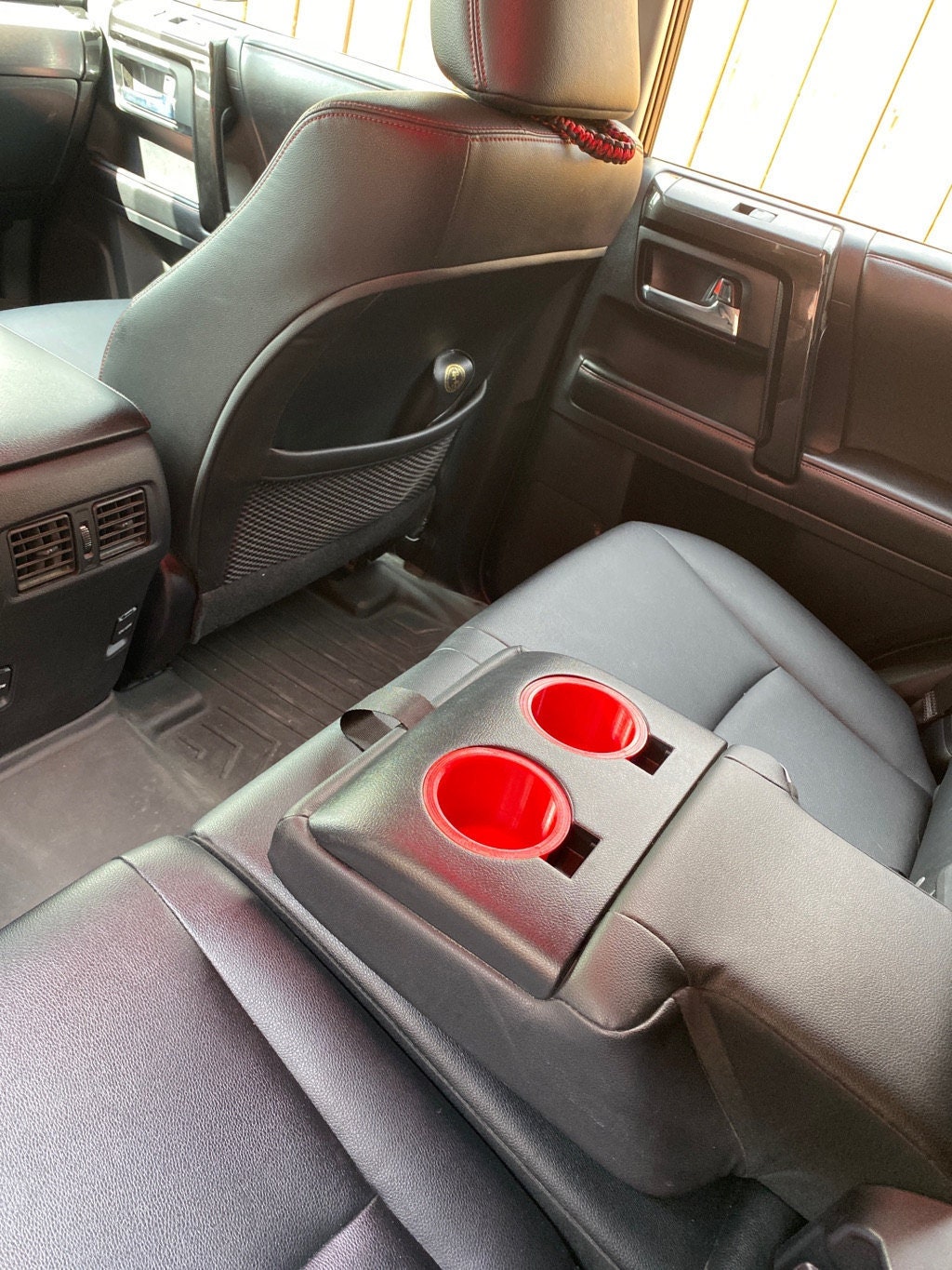 Rücksitz-Getränkehalter-Einsatz-Set für Toyota 4Runner 5. Gen