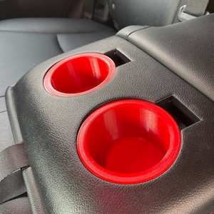Rear Seat Cup Holder Insert Set For Toyota 4Runner (5th Gen 2014-Present)