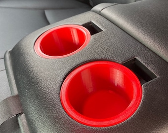 Rear Seat Cup Holder Insert Set For Toyota 4Runner (5th Gen 2014-Present)