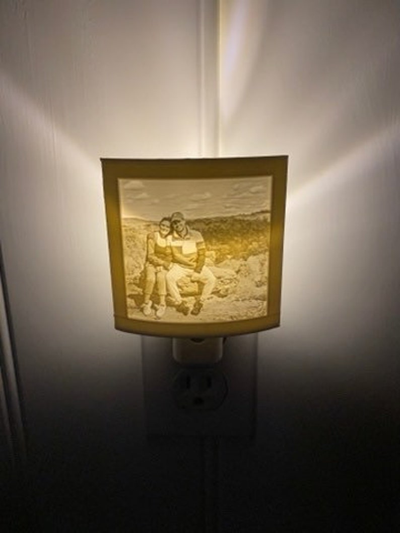 Personalized Lithophane Night Light Custom Lithophane Night Etsy
