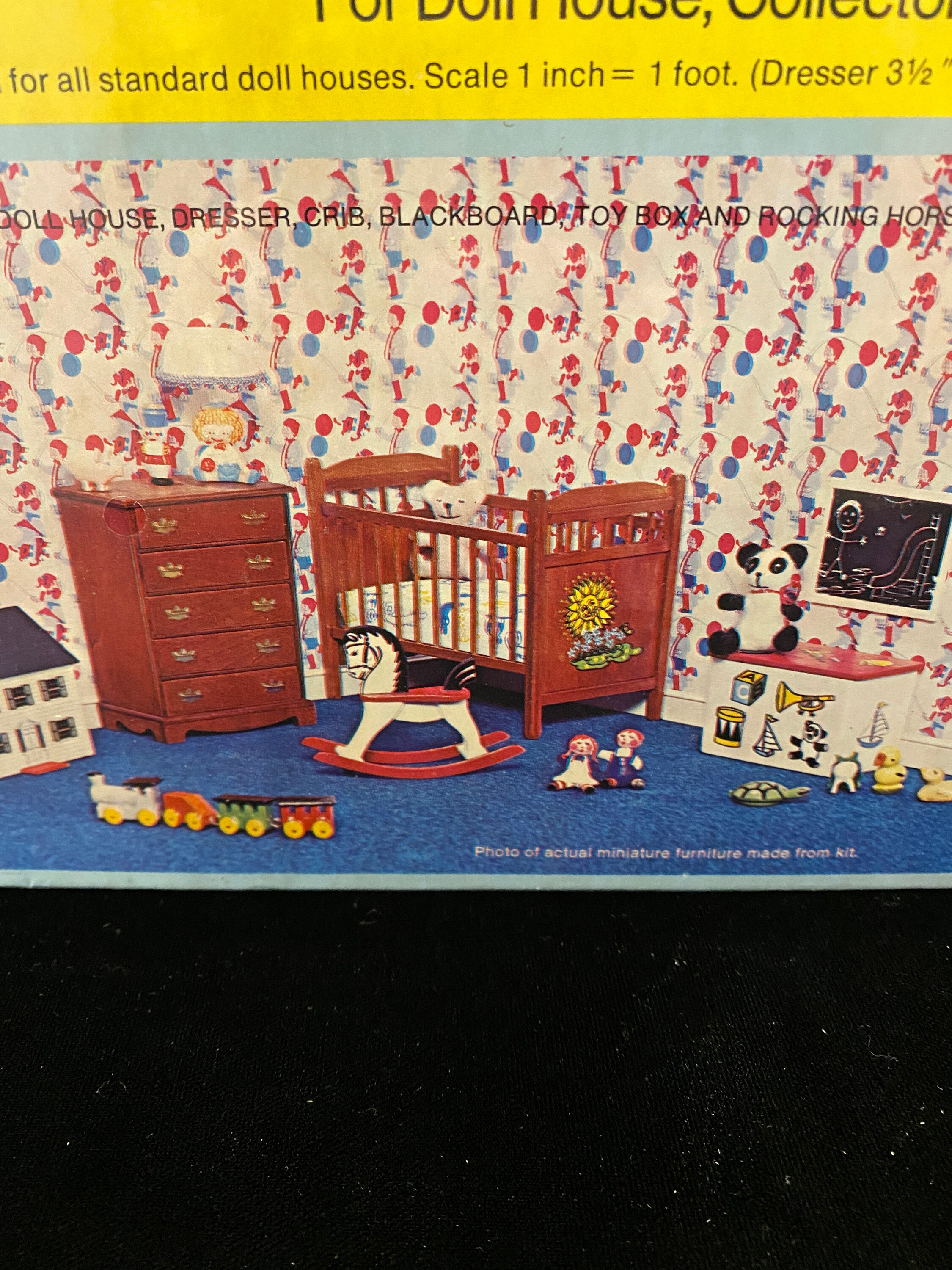 Miniature nursery furniture kit Etsy