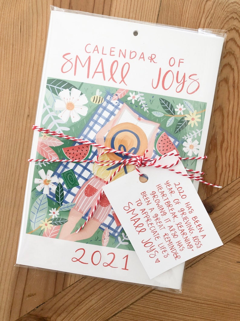 2021 Small Joys Wall Calendar | Etsy