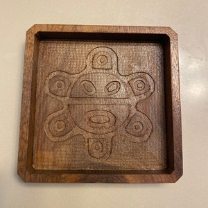 Sol Taino Catchall in Walnut
