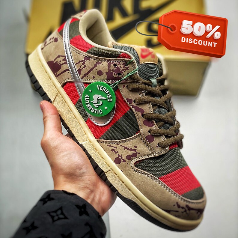 Dunk Freddy Krueger New Year Sneaker Gift for Him and Her 2024 Etsy