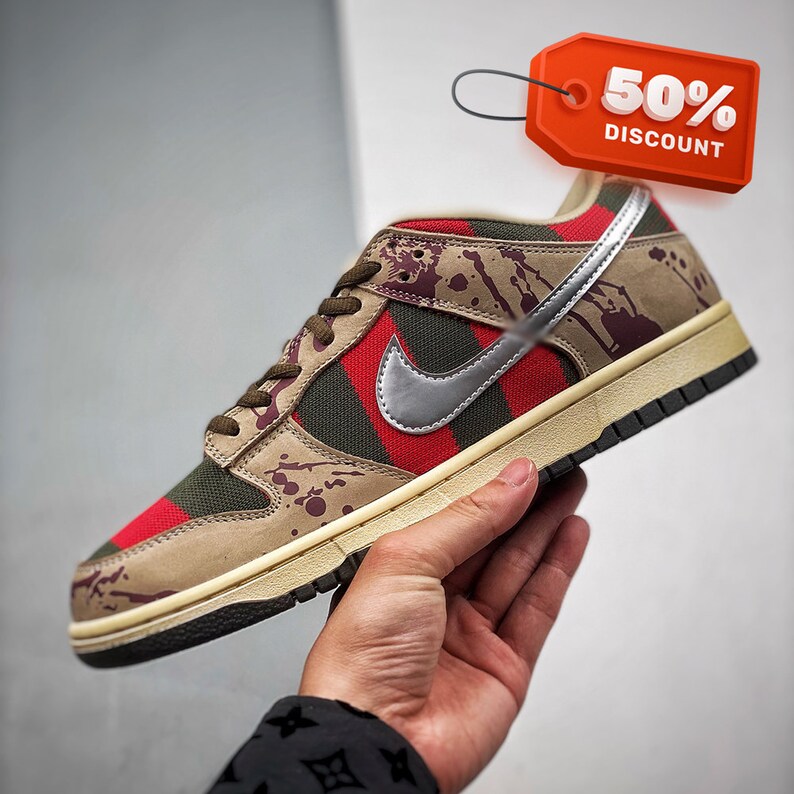 Dunk Freddy Krueger New Year Sneaker Gift for Him and Her 2024 Etsy