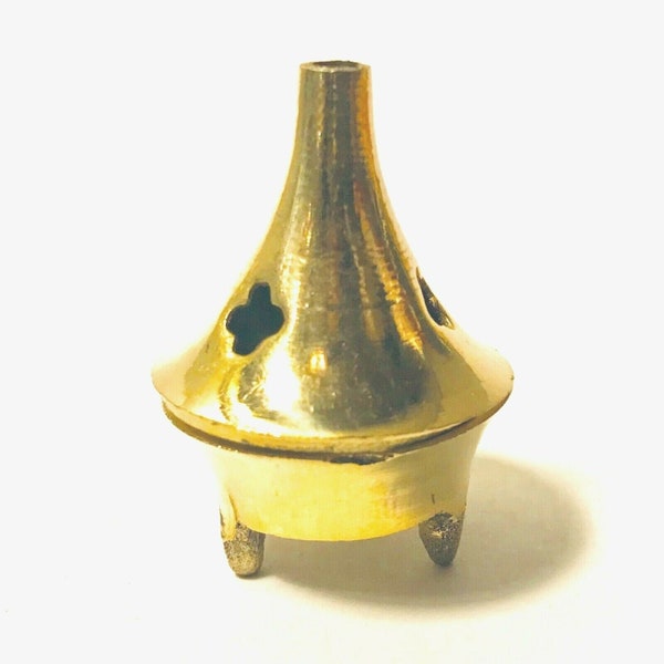 Vintage Solid Brass Temple Incense Burner | Mini Incense Holder In Gift Box