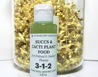 Organic Succulent & Cactus Plant Food: Vegan Nutrient Booster