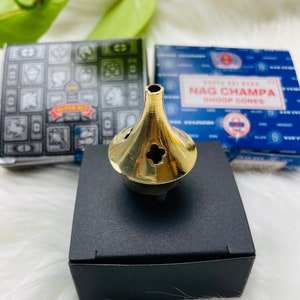 Incense Brass Temple Stand Gift Set Mini Incense Holder In Gift Box image 8