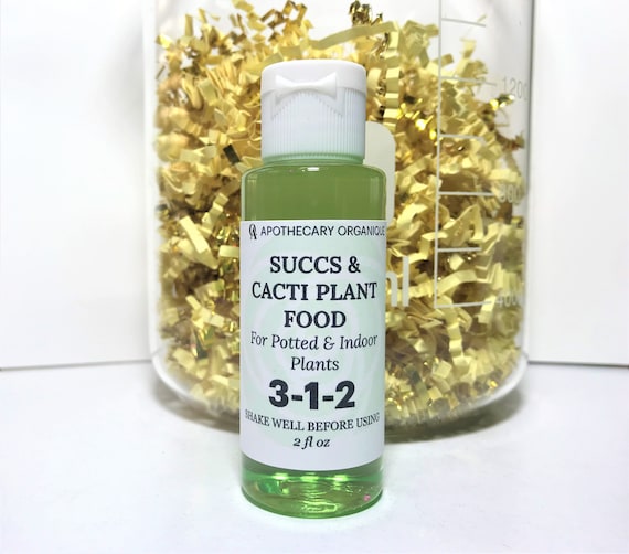 Organic Succulent & Cactus Plant Food: Vegan Nutrient Booster - Etsy