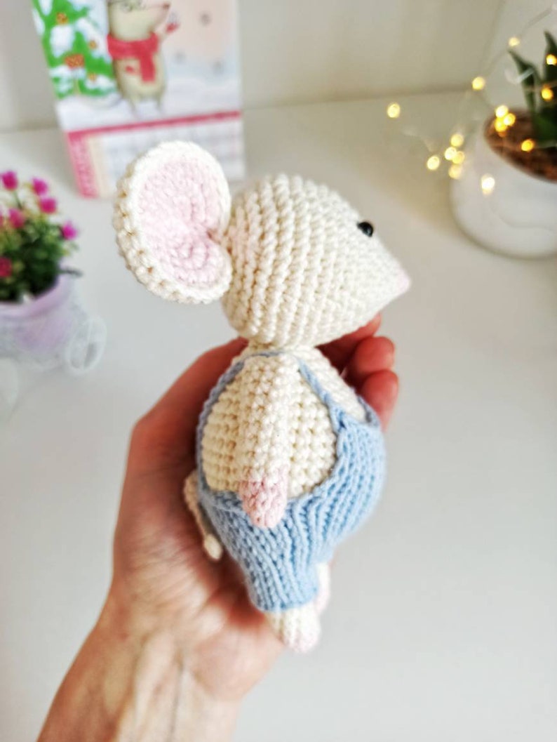 Cute Mice Toys in Clothes Mouse Boy in Overalls Stuffed Etsy
