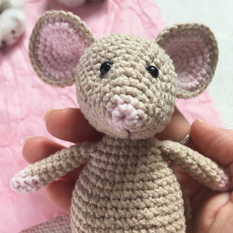 brown mouse stuffed animal