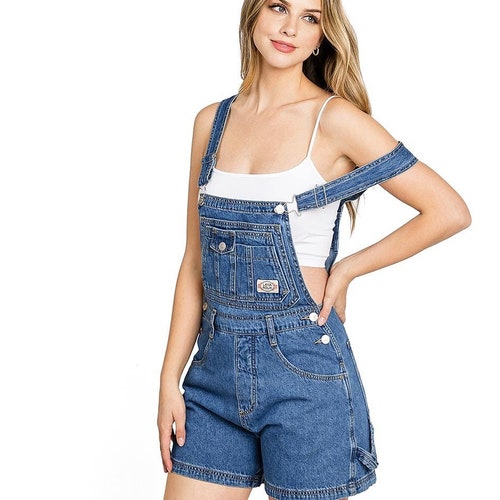 Vintage Revolt 90s Denim Overalls Dungaree Shortalls - Etsy