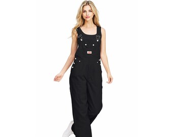 revolt women's classic bib overalls