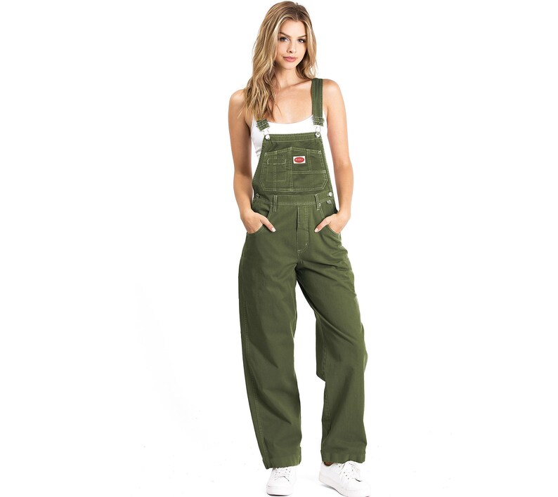 90s Revolt Overalls Vintage Wine Khaki Dungaree Jumpsuit Etsy