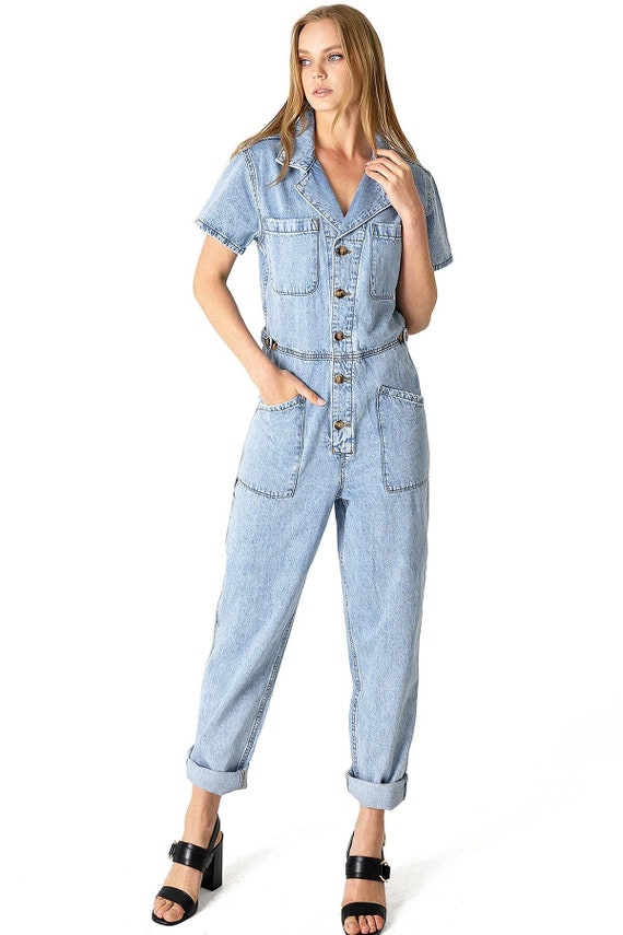 Denim jean jumper sales