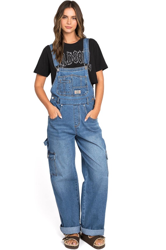 Twill Utility Cargo Overalls