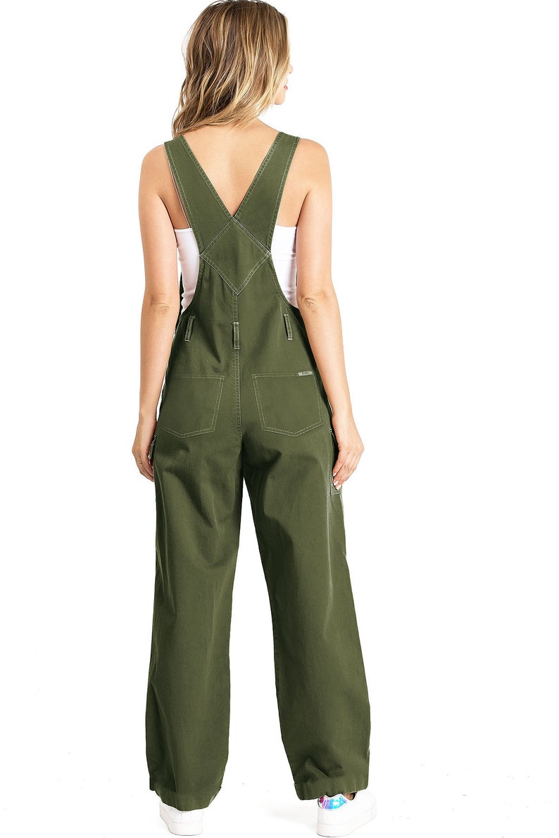 90s Revolt Overalls Vintage Wine Khaki Dungaree Jumpsuit Etsy