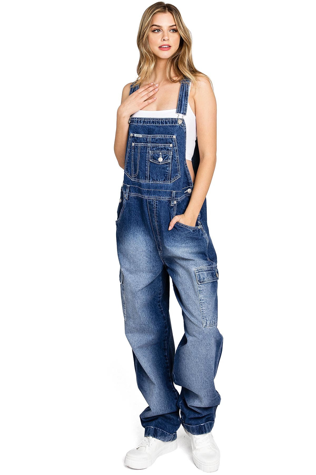 PLUS SIZE Revolt 90s Denim Vintage Overalls With Cargo Style - Etsy Canada