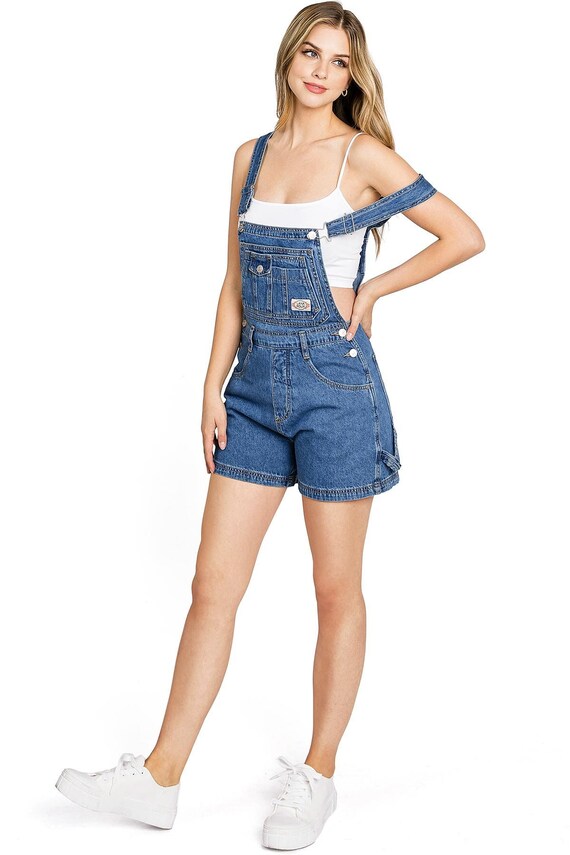 Cotton Denim Smocked V-Neck Romper For Women Sexy Short Sleeve Wide Leg Short  Jumpsuit One-piece 2023 Summer Bodysuit Overalls - AliExpress