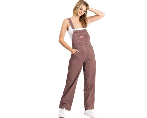 Revolt 90s Vintage Utility Olive Overalls Dungaree