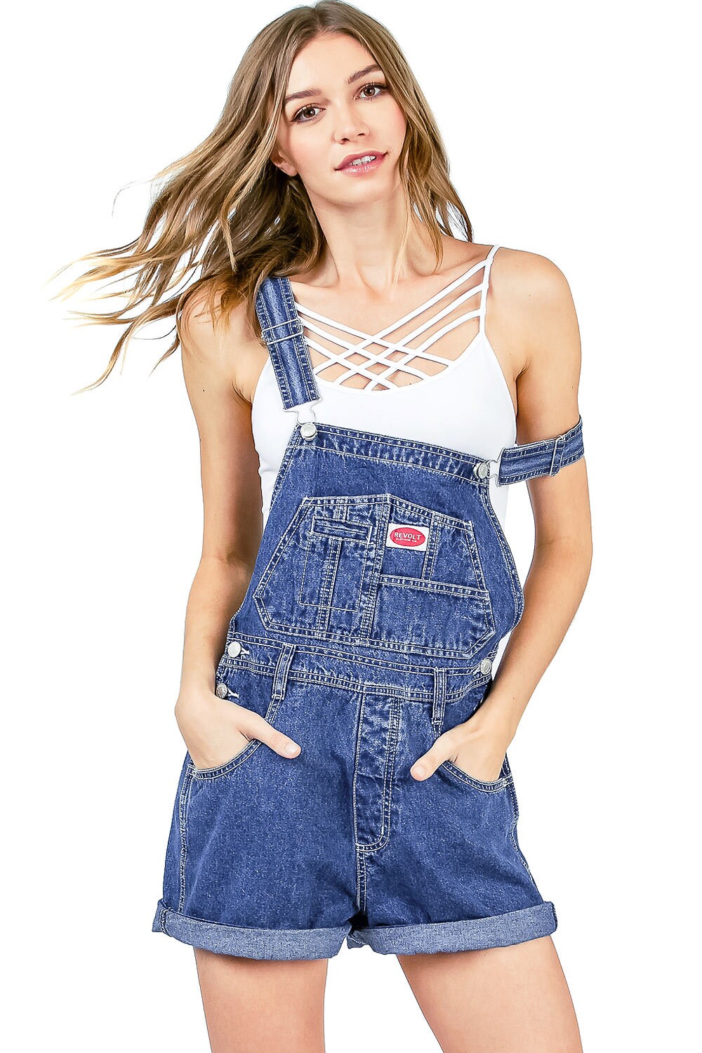 Revolt Vintage 90s Jean Overalls 