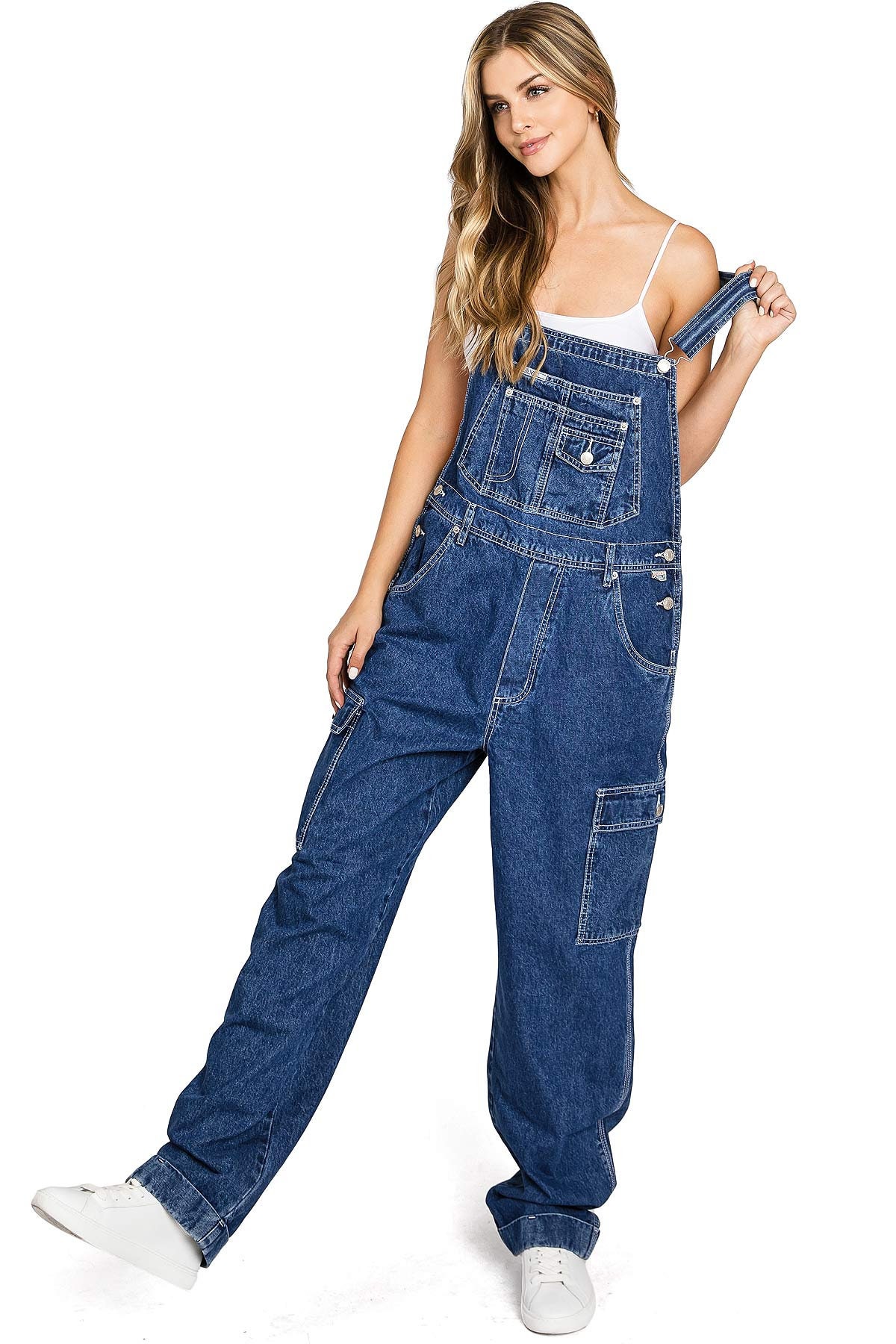 PLUS SIZE Revolt 90s Denim Vintage Overalls With Cargo Style - Etsy Canada