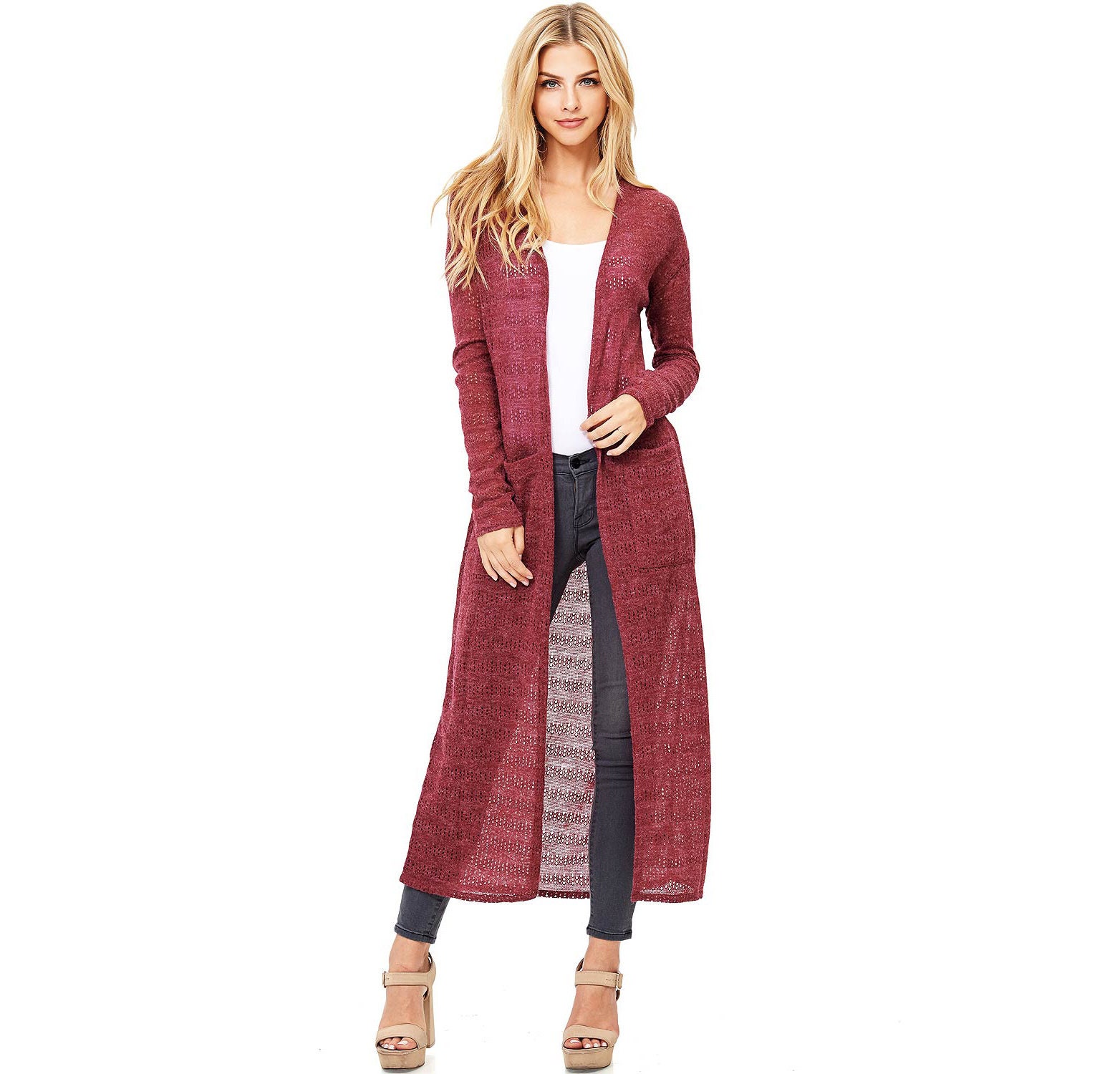 Burgundy Duster Etsy
