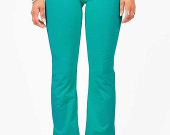 foldover bootcut yoga pants