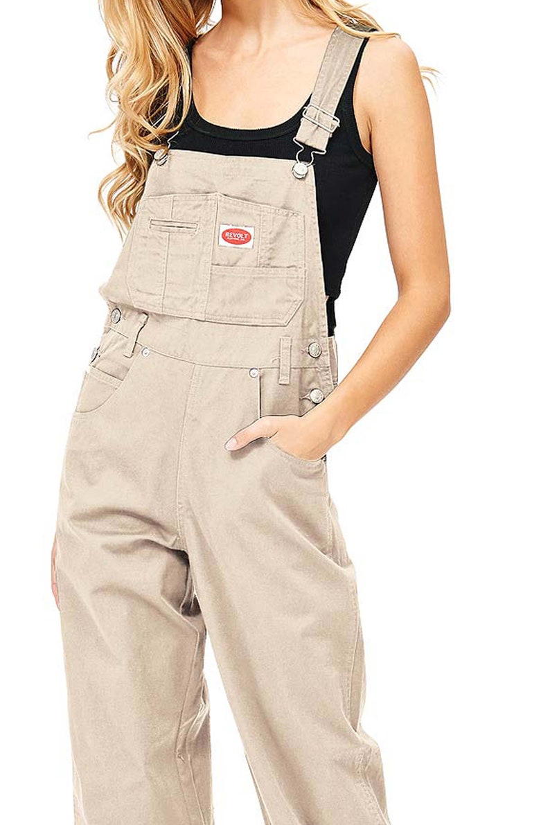 90s Revolt Overalls Vintage Wine Khaki Dungaree Jumpsuit Etsy